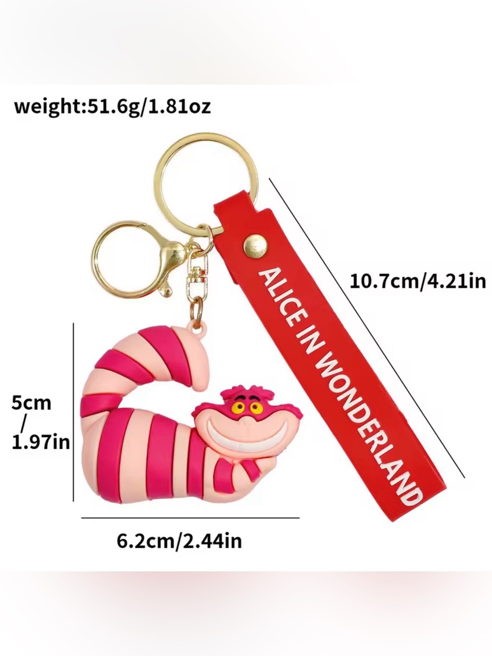 🌟Pick Any 3/$16 Sale Cheshire Cat Keychain
